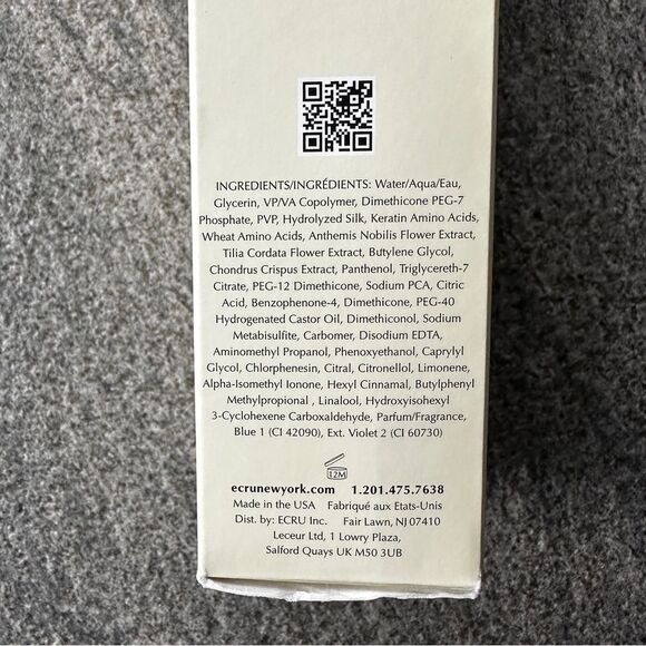 NEW ECRU New York Paraben Free Marine Thickening Volumizing Hair Balm Gel - Picture 10 of 13